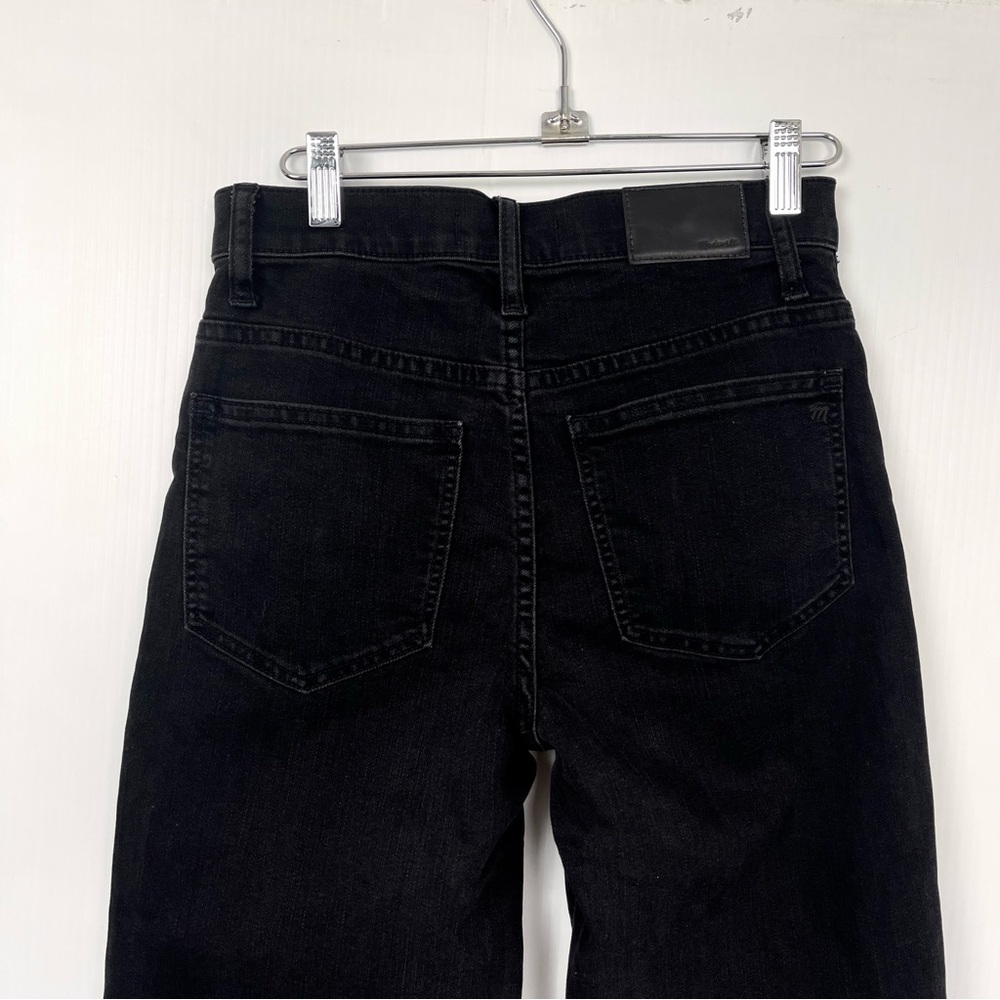 Madewell Slim Wide-Leg crop Jeans in Lunar Wash 25 - Picture 10 of 11